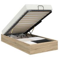 estructura de cama ottoman roble sonoma 203 x 805 x 25 cm vidaxl