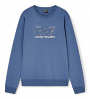 ea7 para hombre 7m001312af13512 sudadera visibility m azul l casual deportivo algodon sportswear multideporte manga larga