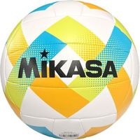 mikasa beach classic beach volleyball white-yellow-blue bv543c-vxa-lg 5