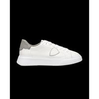 philippe model deportivas moda btlu vz02 temple low man-veau cerf blanc gris para hombre