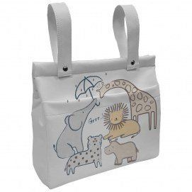 2024 Bolso Polipiel Estampada Zoo Dydados Polipiel Estampada Tejido Impermeable