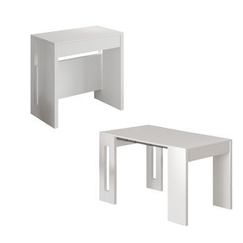 Mesa De Comedor Extensible De Madera 