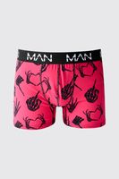 halloween skeleton boxers multi
