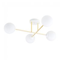 plafon de techo mendra ii opal 4 luces