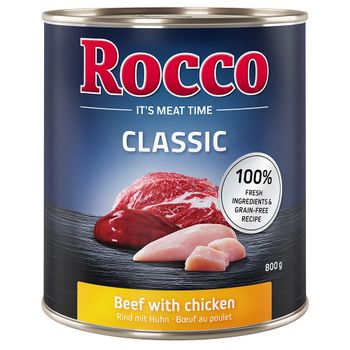 Rocco Classic 6 x 800g - Beef with Chicken