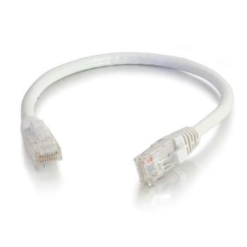 Cable de red Cat6 UTP de 5 m con funda antienganche C2G blanco
