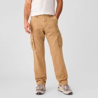 gap pantalones cargo rectos bige 566374-233