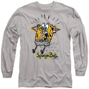 Spongebob Squarepants Camiseta manga larga Shocking! para hombre