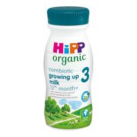hipp organic 3 growing up baby milk ready to feed bottle from 1 year
