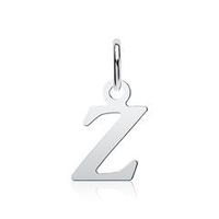 colgante letra z de plata 925