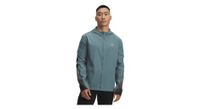 chaqueta con capucha under armour velociti storm green  hombre