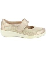 de dcutillas zapatos ancho especial de velcro metalizado
