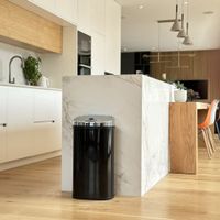 cubo de basura de cocina automatico negro  42l