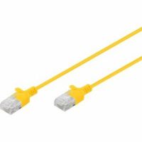 cable de red digitus cat6 uutp slim 5m amarillo 10 unidades
