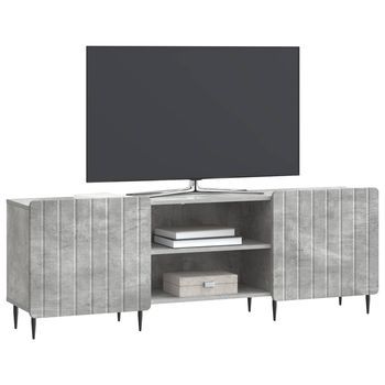 Mueble De Tv | Mueble De Salón | Gabinete De Tv Gris Hormigón 150 X 31 X 52 Cm