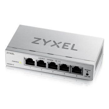 Switch gestionado Zyxel GS1200-5V3 5 puertos Gigabit sin ventilador escritorio