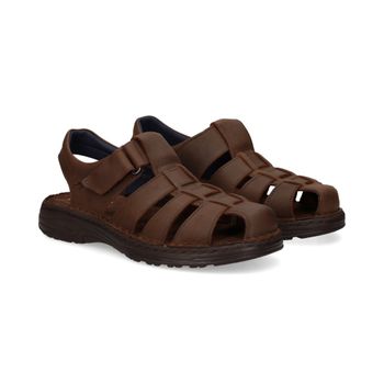 Fluchos Sandalias Hombre - Marrón Talla 43