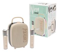 canta tu 8056379200376 altavoz portatil o de fiesta altavoz para fiestas beige 20 w