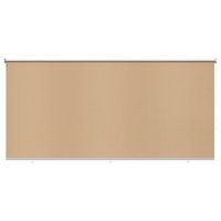 persiana enrollable de exterior 355anchox140altocm beige vidaxl