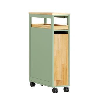Carro De Almacenaje Estrecho Verde 50.5x20x79 Cm Nsr14-gr