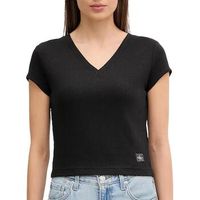 calvin klein jeans camiseta label ri-cloud para mujer
