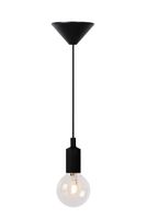 lampara colgante de pvc 1xe27 negro