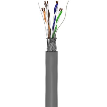 Cable de red Goobay Cat5e S/FTP 100 m gris
