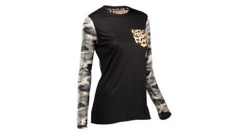 Northwave maillot de manga larga para mujer wild all mountain negro   camuflaje