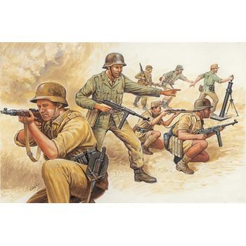 Italeri 6076 - Figuritas Soldados Deutsches Afrikakorps - Escala 1:72