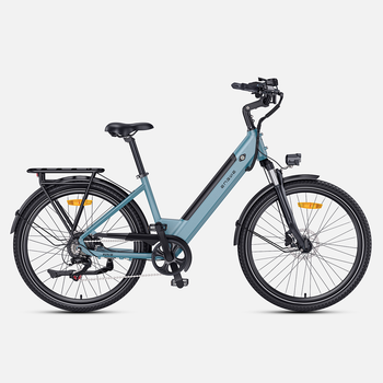 Bicicleta Eléctrica Urbana Engwe P275 Se, Motor De 250 W, Sensor De Par Inteligente, Autonomía De 100 Km, Azul