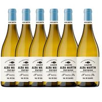 martin codax - alba martin - vino blanco albarino - pack 6 botellas 75 cl - 13 vol