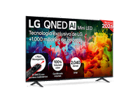 tv qned mini led 75 - lg 75qned72b6a uhd 4k procesador inteligente r7 ai processor 4k gen9 smart tv dvb-t2 h265 negro
