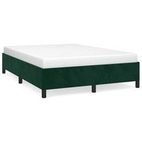 cama matrimonial  cama para adultos  estructura de cama de terciopelo verde 140x190 cm