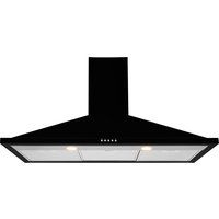 leisure h102pk chimney cooker hood - black black