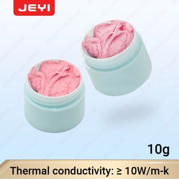 Pasta térmica conductora JEYI 10w/M·K, adecuada para radiadores CPU/GPU/VGA, materiales de interfaz de radiador, estabilidad de alta temperatura