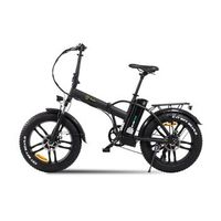 youin texas bicicleta electrica plegable todoterreno negra 250w frenos de disco 20