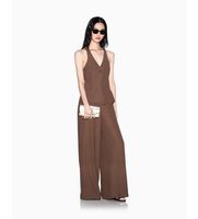 ax armani exchange para mujer xw001941af21529u6136 mono capas marron xs casual poliester sin mangas  tirantes