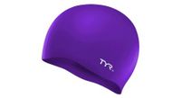 tyr silicon cap gorro de bano morado sin arrugas