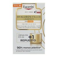eucerin hyaluron filler elasticity crema dia spf30 50ml  refill