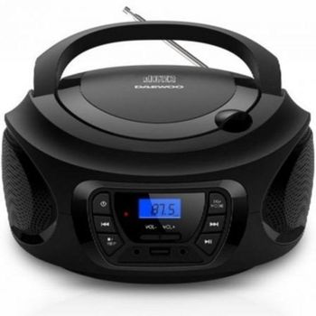 Radio CD Daewoo DW3011 Bluetooth USB Ecualizador 4W Negro