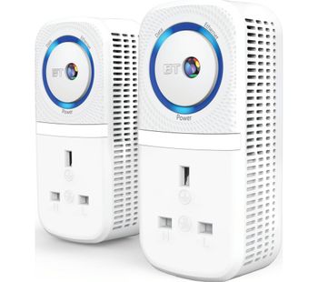 BT Broadband Extender Flex 1000 Powerline Adapter Kit - Twin Pack