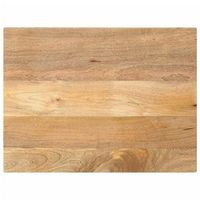 tablero de mesa rectangular madera maciza mango 90x60x25 cm vidaxl