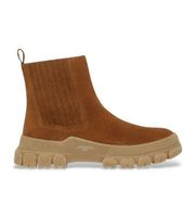 weekend max mara para mujer 2525796035600 botines de piel genepi cuoio 36 marron plano ninguno casual