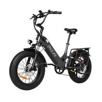 bicicleta electrica de montana fat tire pixar ride1 negra