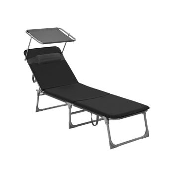 Tumbona Reclinable 53 x 193 x 29,5 cm