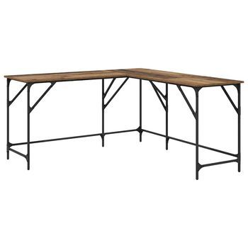 Escritorio | Mesa De Trabajo Madera Vieja 149 X 149 X 75 Cm Madera Contrachapada