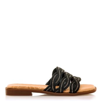Mustang Sandalias planas Negras 53299-C54409