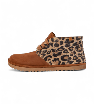 El Naturalista para mujer. 25374P1F0005_ESP Botines de Piel N5374P Tribu marrón (42), Plano, Cordones, Casual, Animal print