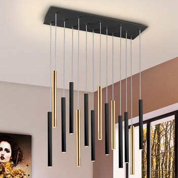 Lámpara de techo led varas dim (14x5w)