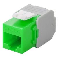 goobay keystone conector rj45 a tia 568ab cat 6a utp verde